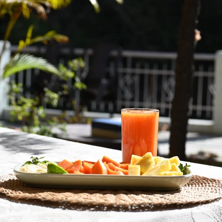 Breakfast in Jiva Yoga Academy